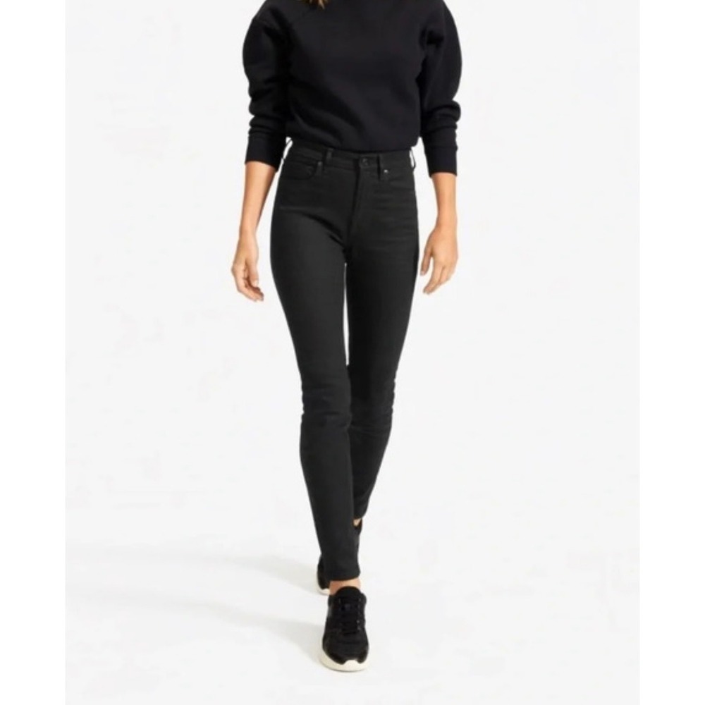 Everlane Jeans Size 26 The High Rise  Skinny‎ Black Denim BEAUTIFUL 🖤🖤
